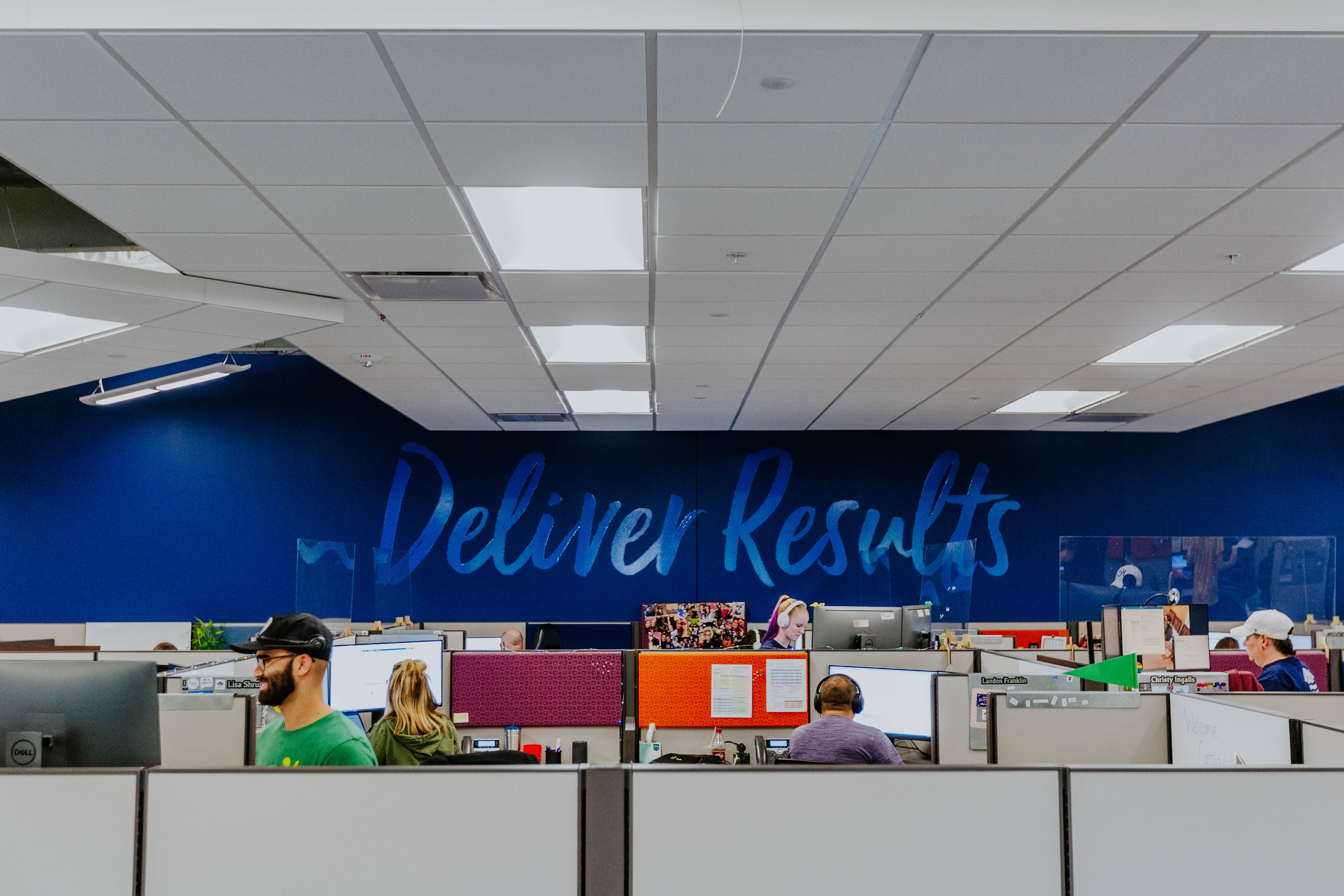 Wall mural of values