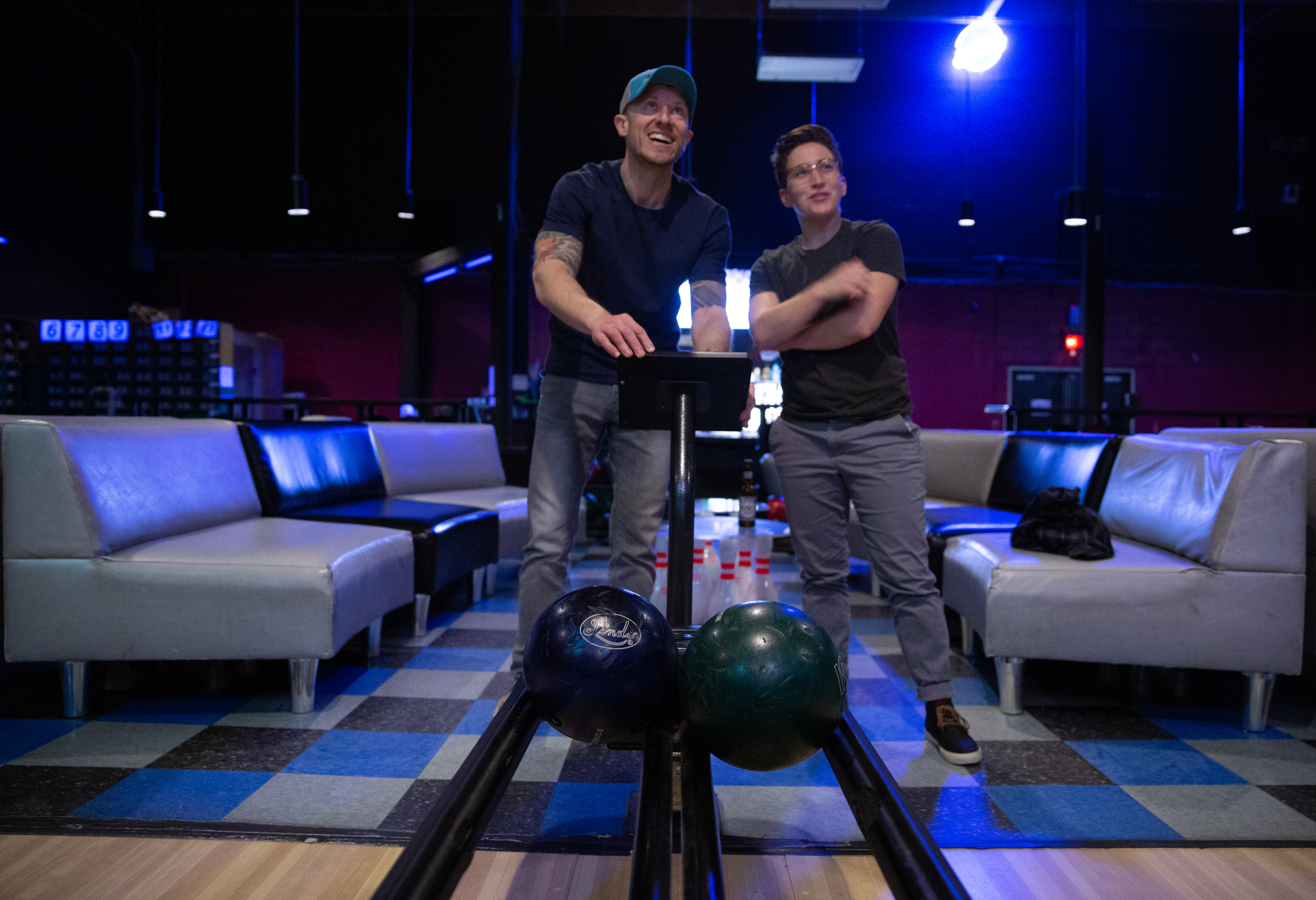 Bowling alley event
